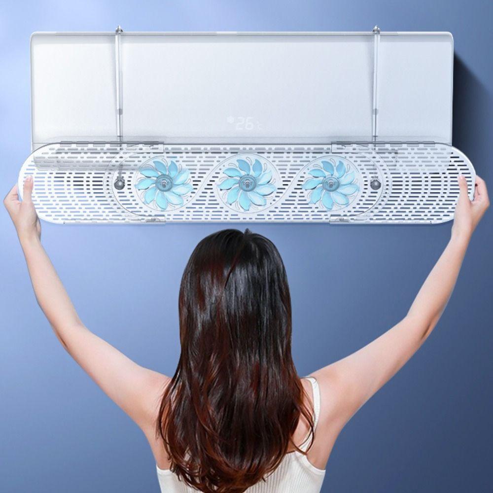 Expandable Air Conditioner Windshield Anti Direct Blowing Scalable Air Guide Plate  for Home/Office