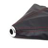 16mm Car Gear Shift Collars Universal PU Leather Auto Manual Stick Shifter Knob Gear Shift Boot Cover Gaiter
