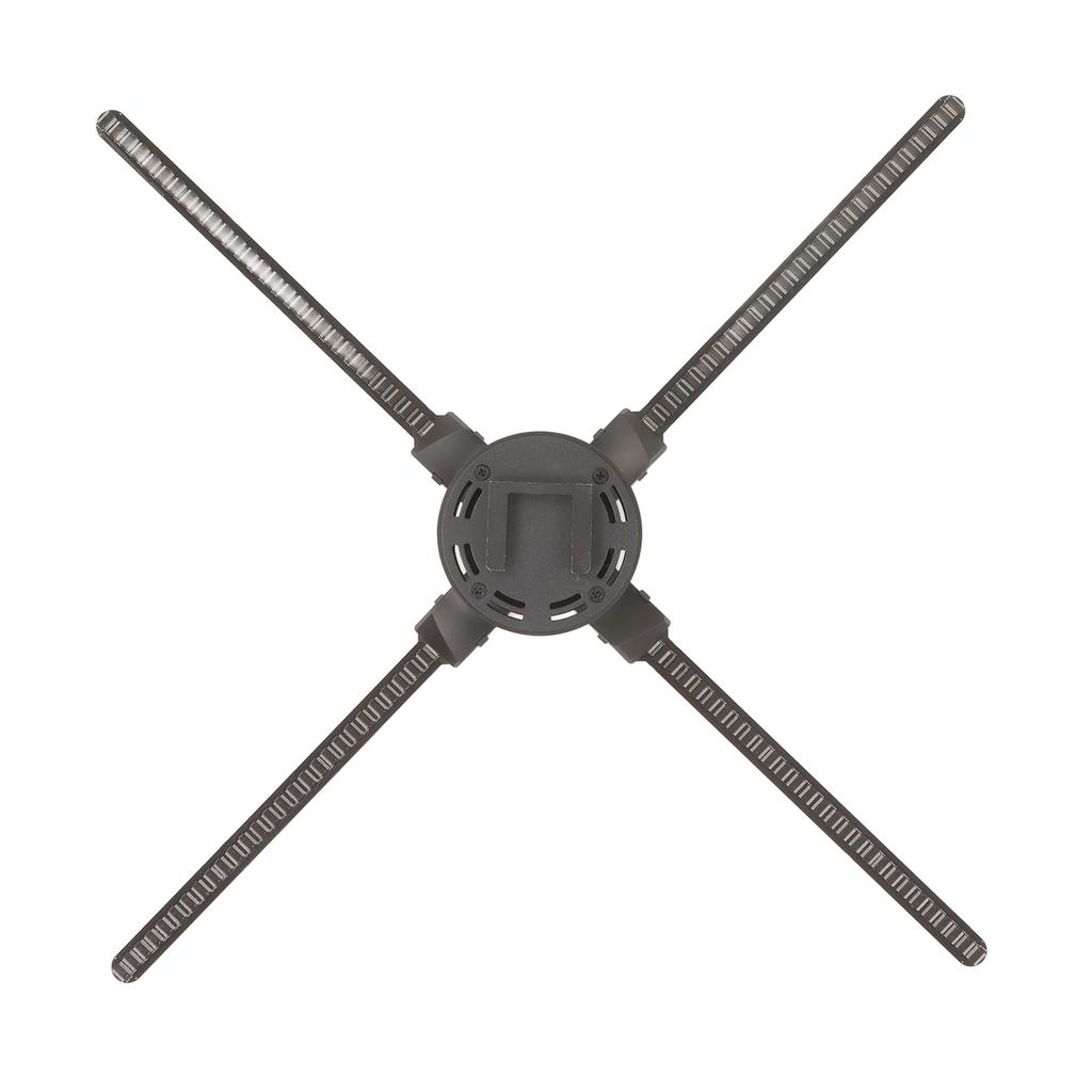 3D Holographic Advertising Machine 2000x720 720 LEDs 4 Leaves Plug and Play Adjustable WiFi 3D