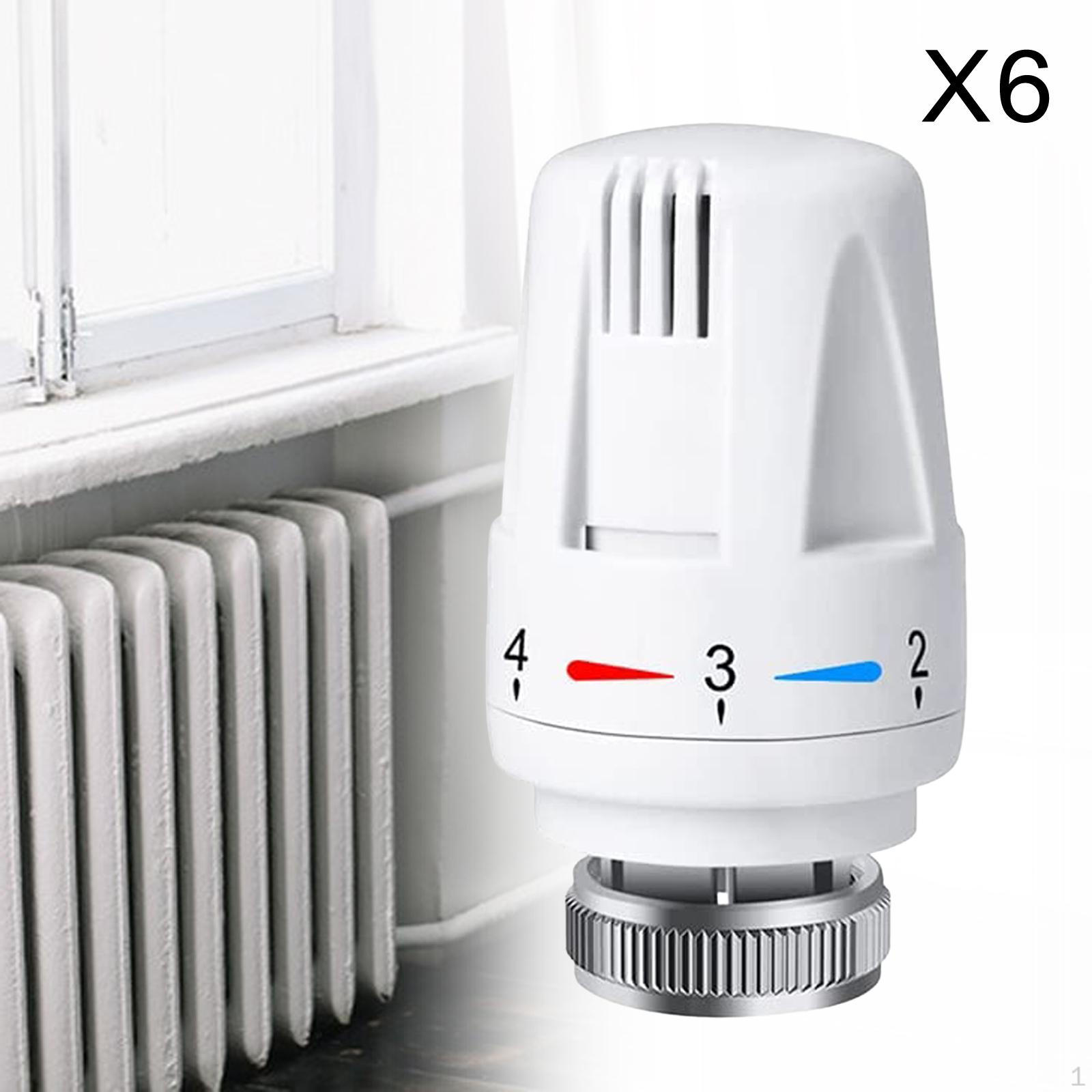 

3/4/6 Piece Standard Thermostatic Actuator Kitchen Heating Device Temperature Control Replacement 6PCS