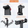 Expandable Phone Clamp for Action Camera Horizontal Vertical Adjustable Bracket Camera Accessories Microphone Light Mount