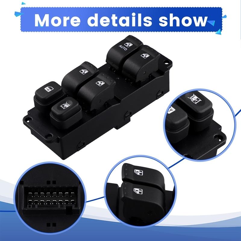 Car POWER WINDOW MAIN SWITCH For Ssangyong REXTON 2004-2011 8582008C04HEN=8582008C04HCX