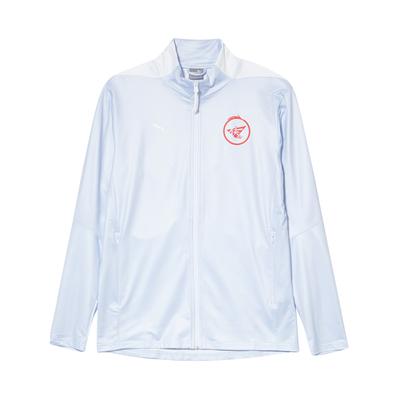 Puma X Honor Of Kings Collaboration Kpl Outdoor Series Color Block Simple Stand Collar Long Sleeve Jacket Unisex Jacket Light-Blue 605764-11