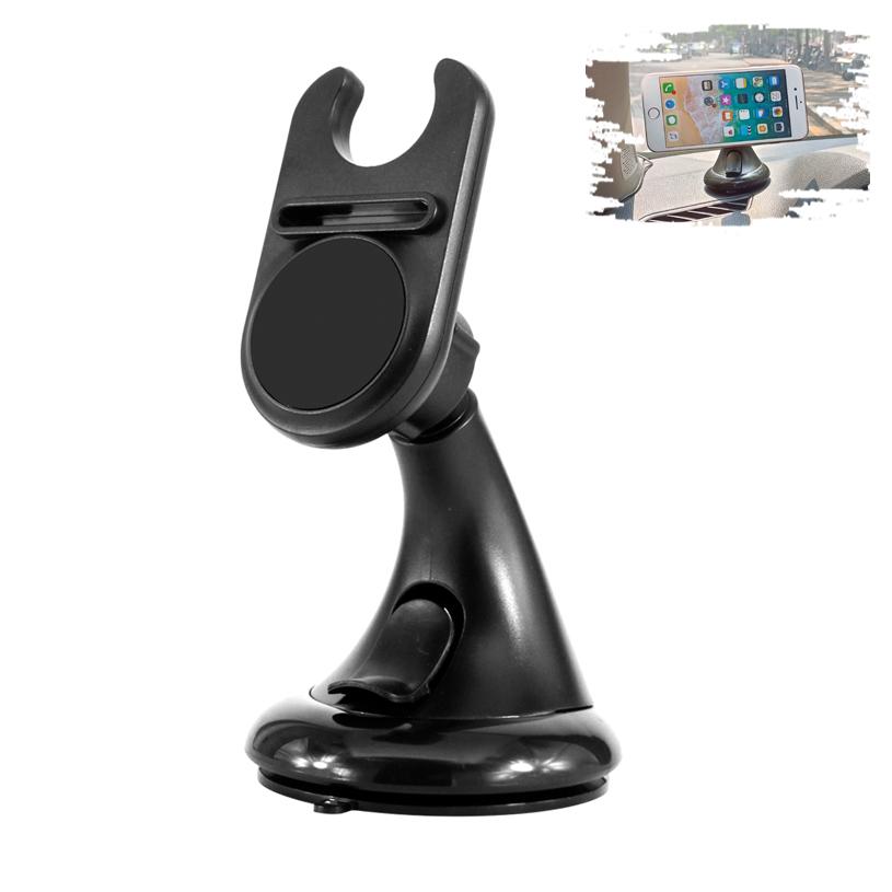 Magnetic Dashboard Phone Mount for Car, Strong Sticky Adhesive Car Phone Holder with 360° Rotation Ball Joint