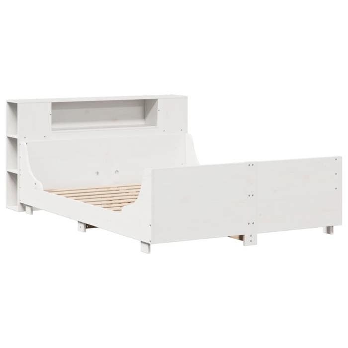 VidaXL Bed Frames Without Mattress White 150x200 Cm Solid Pine Wood 3323765