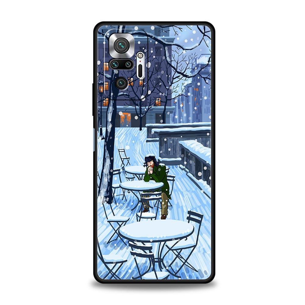 Phone Case For Xiaomi Redmi Note 13 12 5G 9S 9 8 10 11 Pro 9T 13C 12C 10C 9C 9A 7 Pro Silicone Cover Retro Van Gogh Oil Painting