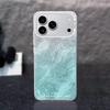 Glacier Blue Texture Apple 17 Pro Max Silver Case - Durable iPhoneAir 17 Pro Hard Case