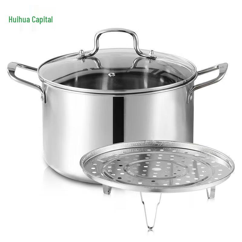 HUIHUADU European Style Stainless Steel Soup Pot