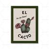 Vintage Mexican Cactus Tiger Flower Culture Wall Art Canvas Painting Travel Poster And Prints Wall Picture For Living Room Decor
