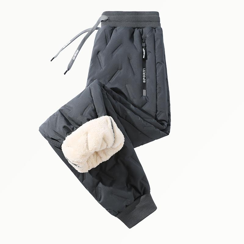 

Men s Winter Fleece-Lined Cotton Trousers Thickened Casual Trousers Loose Fit, Plus Size Windproof, Cold-Resistant, Warm Trousers for Men 7XL