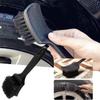 Car Tire Brush Hard-Bristled Tire Brush for Car Detailing Scrubber Cleaning Tools for Exterior Washing Auto Sedan Truck RV SUV