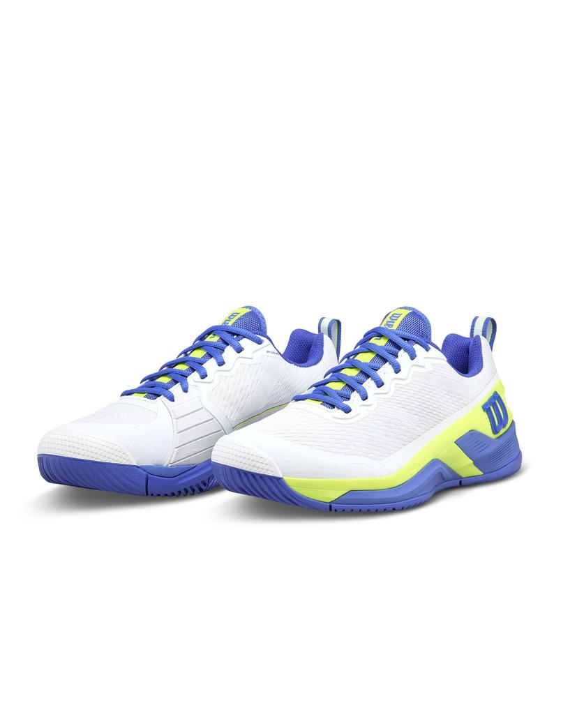 Wilson Tennis Shoes WRS336680U105 RUSH PRO 4.5 White/Amparo Blue/Sfty Yell 28.5 cm