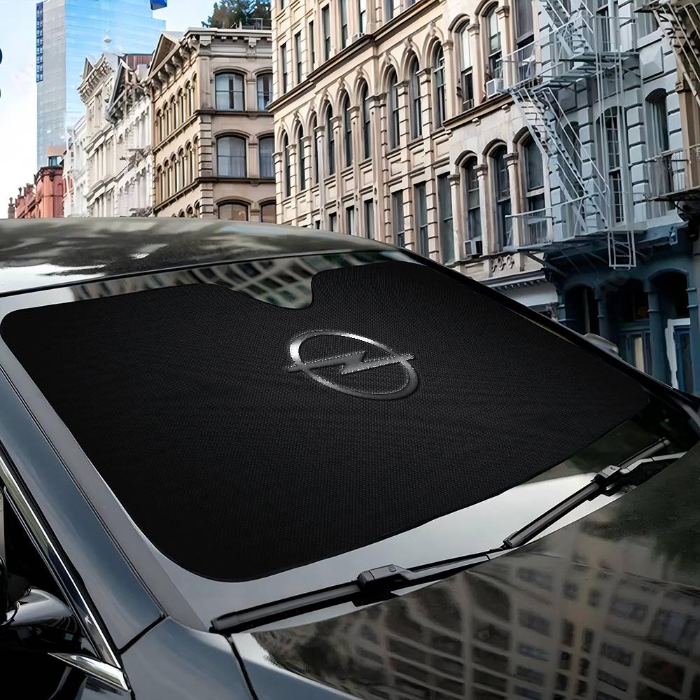 AAAYS1 O-OPEL LOGO Neue Personalisierte Windschutzscheiben-Sonnenschutz Auto Fenster Windschutzscheibenabdeckung Auto Sonnenschutz Autoabdeckung Auto Sonnensha