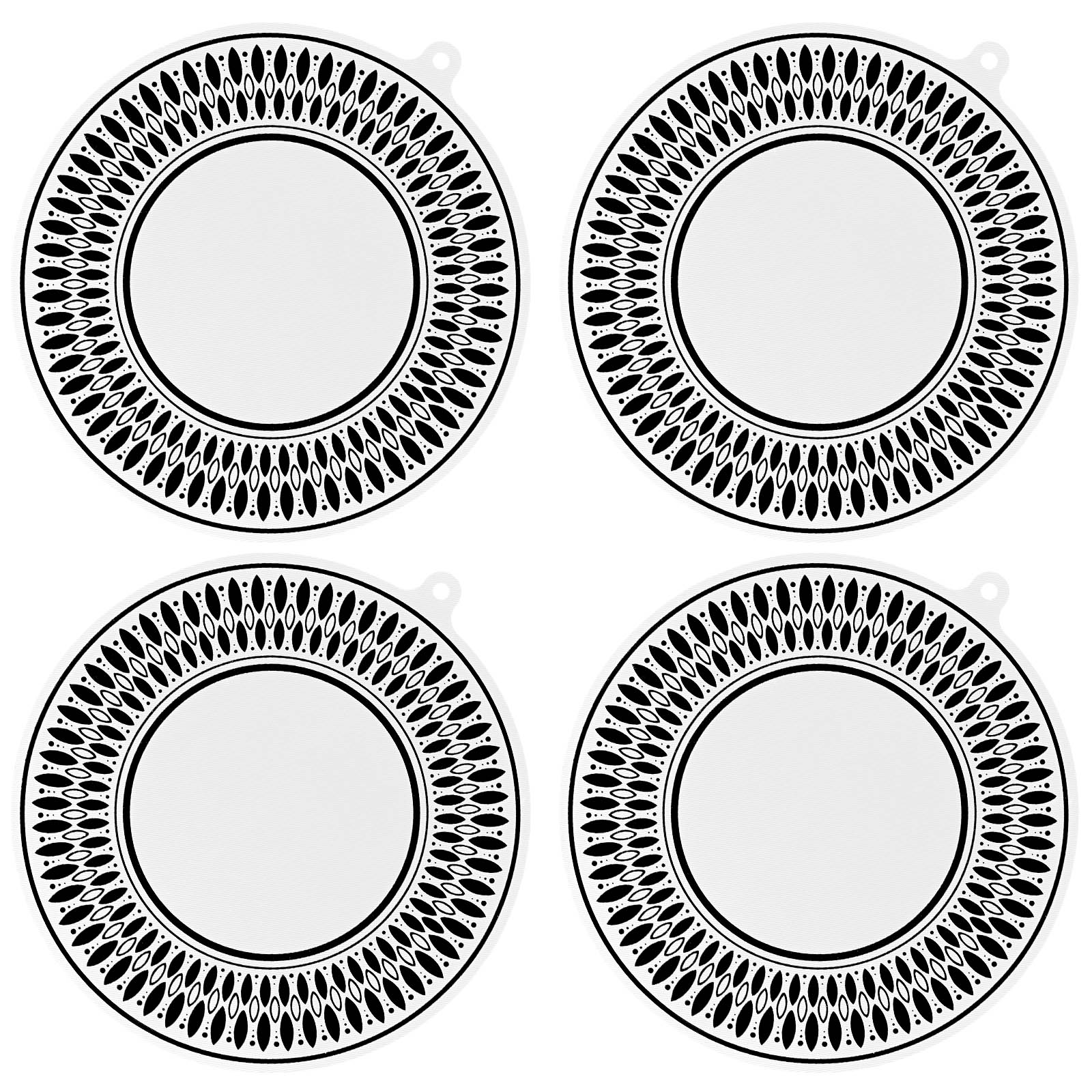 

4/8Pcs Induction Cooktop Protector Mat Induction Cooker Gasket Round Silicone Induction Hob Protector Nonslip Mats Kitchen Tool M