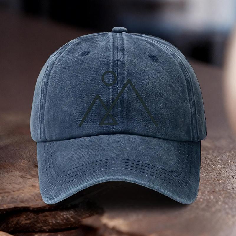 Pc Adjustable Hat with Mountain Sunrise Print Unisex Women Outdoor Sports Style Ideal Gift for Weddings Parties Birthdays Ess
