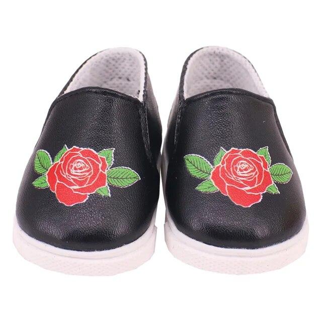 Doll Shoes Boots Handmade Plush Boots 7cm Shoes for 18 Inch American 43cm Baby Born Doll Accessories