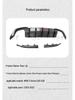 BMW 3 Series G20/G28 Carbon Fiber Rear Diffuser with Corner Extensions & Lights
