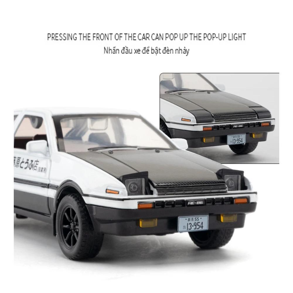 1/32 Scale Simulation Toyota AE86 Metal Alloy Toy Car Diecasts Toy Vehicles Decoration Model Miniature Christmas Gift Toys for Children Boy