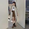 Women Fall New Stand-up Collar Design, Loose, Slim, Casual Temperament, Mid-length Windbreaker Jacket for Women