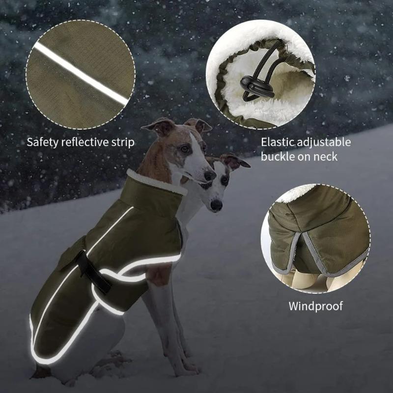 Winter Warmer Hundemantel Wasserdicht Winddicht Kälteschutz Haustierjacke Neues Design Hundekleidung Zubehör