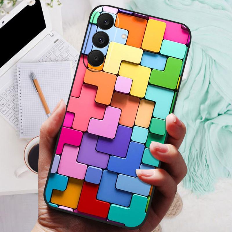For Samsung Galaxy A37 A57 5G Case Catoon Silicon Back Cover Phone Case for Samsung A17 A07 4G Cases GalaxyA57 Soft bumper coque