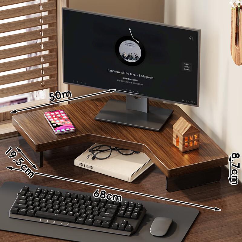 Ollymurs Corner Monitor & Laptop Riser Stand