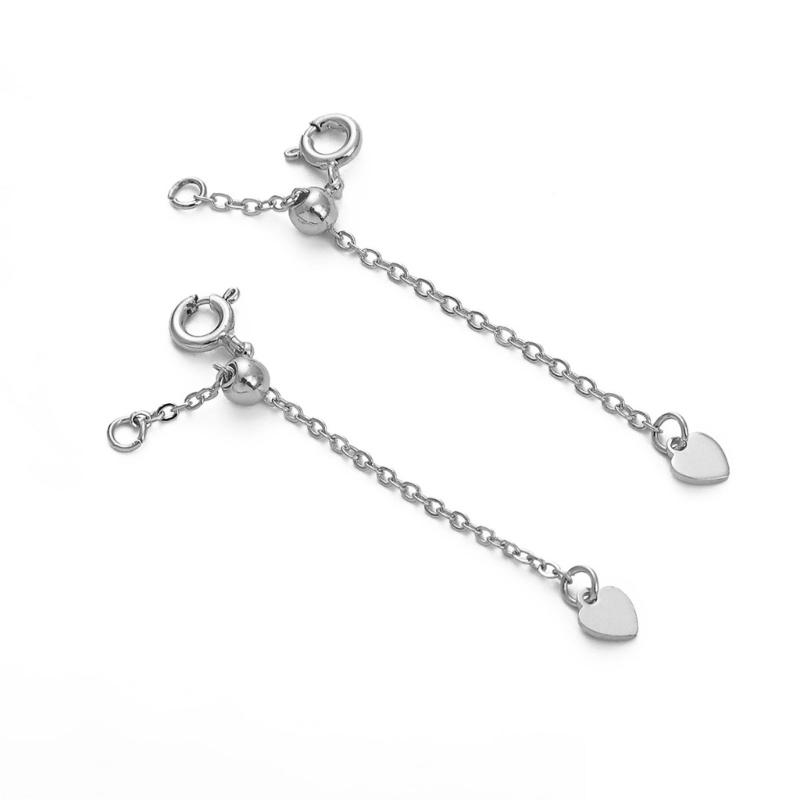 Multipurpose Adjustable Length Chain Lobster Clasp Extension Chain Charm Pendant for Comfort Fits Jewelry Accessory