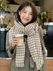 New  Autumn Winter Preppy Plaid Vintage Scarf Women Men Houndstooth Scarve Pashmina Mujer Foulard Bufanda Pareo Wrap Shawl