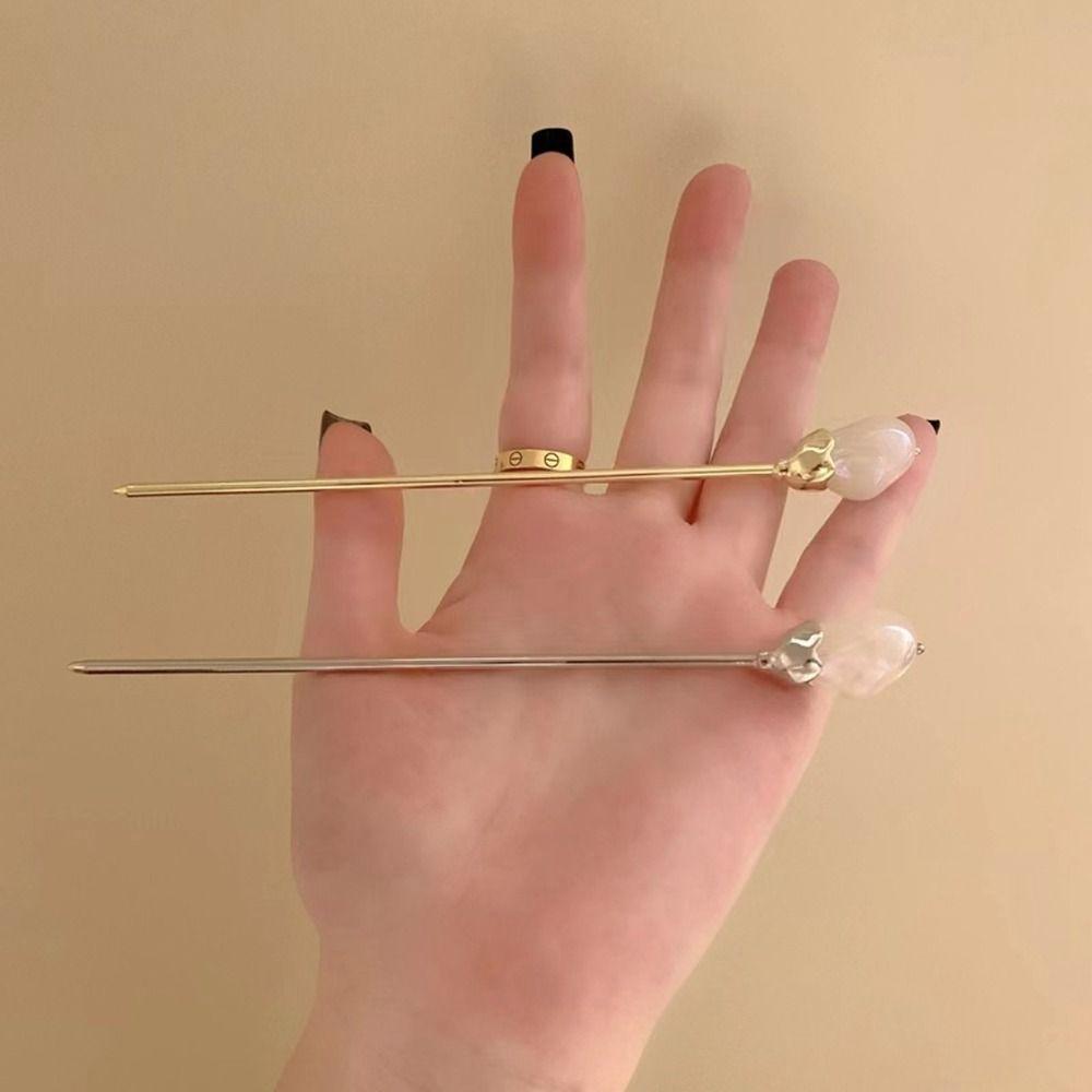 

Инструмент Моллюск Бусина Металлическая Шпилька Для Волос Китайский Стиль Головной Убор Древний Стиль Шпилька Для Волос Ханьфу Палочки Для Волос