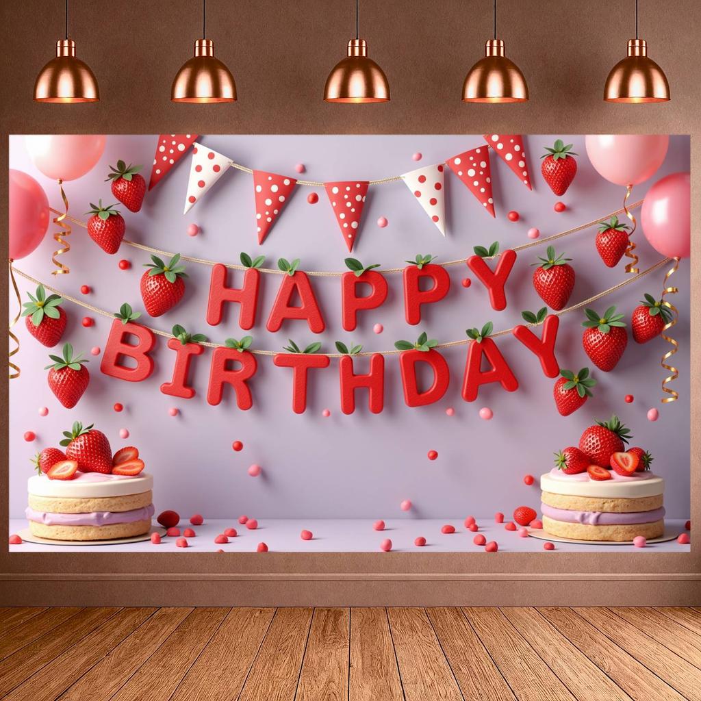 Celebration Background Festive Look Birthday Party Backdrop Birthday Party Banner Sweet Birthday Photo Display For Children's