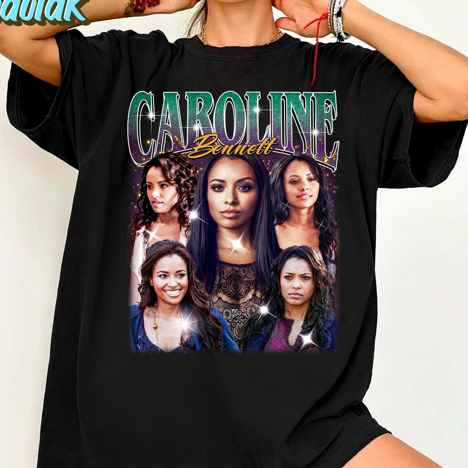 Bonnie Bennett Bootleg Shirt, Vampire Movie Shirt, Bennett Witch Shirt, Vintage 90s Bootleg Tee, Mystic Falls Trip Tee, TVD Convention Shirt S