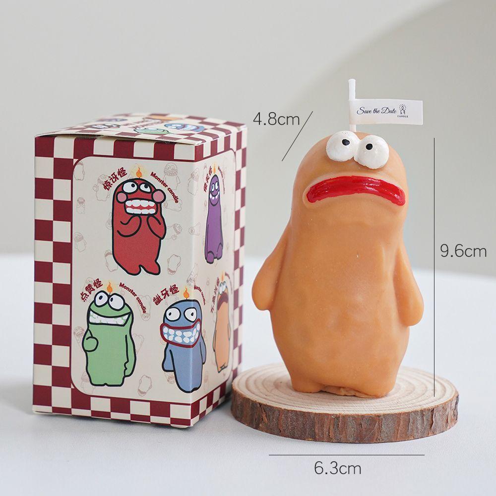 Mud Man Monster Aromatherapy Candle Ornament Nordic Style Creative Exquisite Ugly Cute Room Smoked Candle Birthday Gift Gift