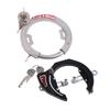 1 Set Anti Theft Alloy With 2 Keys Bike Horseshoe Lock For Mountain Bike Road Bicycle Crab Claw Lock Diy Accessories