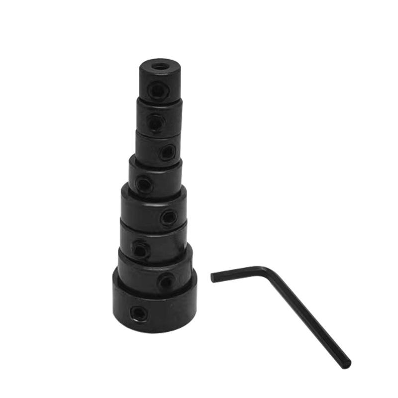 8 Parça Matkap Ucu Konumlandırma Halkası Seti (3-16mm) - Ahşap İşleme Burgu Matkap Sabitleyici Kelepçeleri