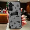 Pouzdro pro Samsung Galaxy A54 A35 A53 A52S A72 A17 A52 A73 A33 A16 A15 A14 A23 A34 A36 A56 A55 Kryt na telefon Logo hrdiny Marvel