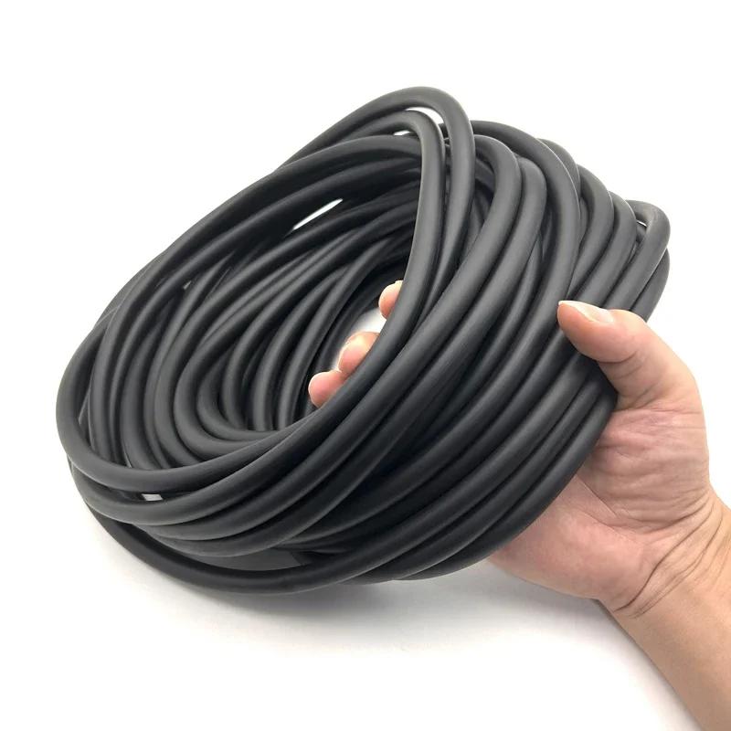ID 2/2.5/3/4/4.5/5/6/7/8/10/13/16/19/25mm Black NBR oil resistant rubber hose, automotive engine fuel pipe, hydraulic oil pipe