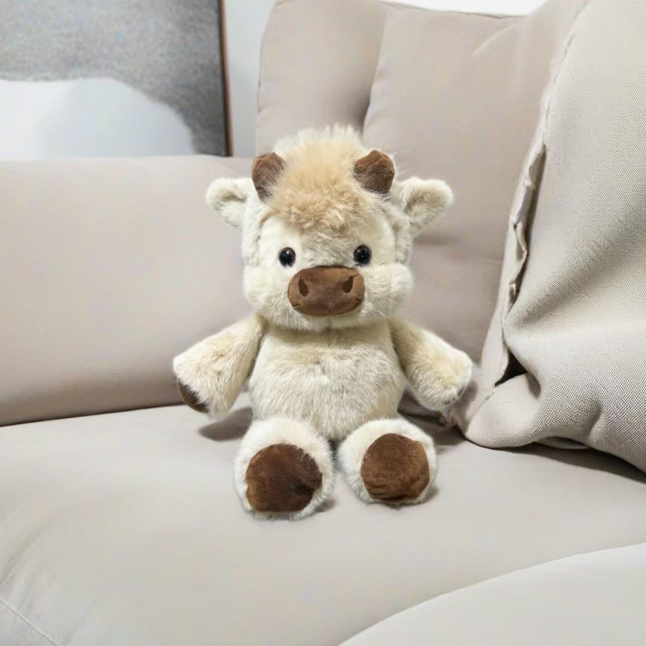 45Cm Schattige Rennen En Knuffelen Schotse Hooglandkoe Pluche Zacht Knuffelbaar Knuffeldier Ideaal Cadeau Voor Kinderen En Woondecoratie 45CM