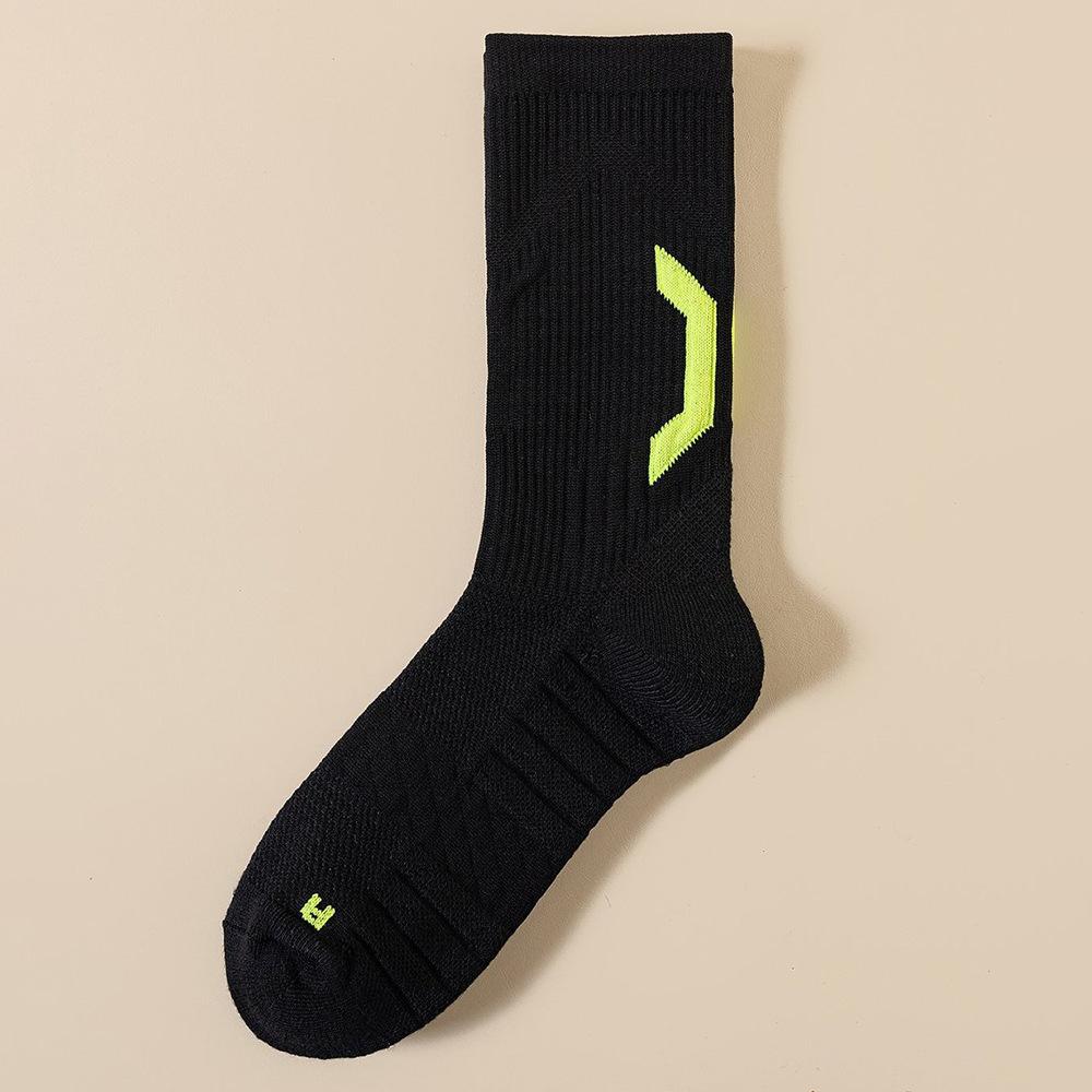 Real Basketball Socks - Anti-slip and Durable Sports Socks with Breathable and Moisture-absorbing Towel-like Soles for Running.