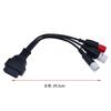 CM Hardware 3 Pin 4 Pin 6 Pin Diagnostic Connector Cable 3 in 1