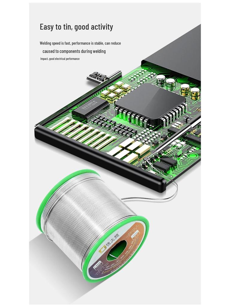 Christon Lead-Free Rosin Core Solder Wire - No-Clean, Easy-to-Use for Soldering Iron and Tin.