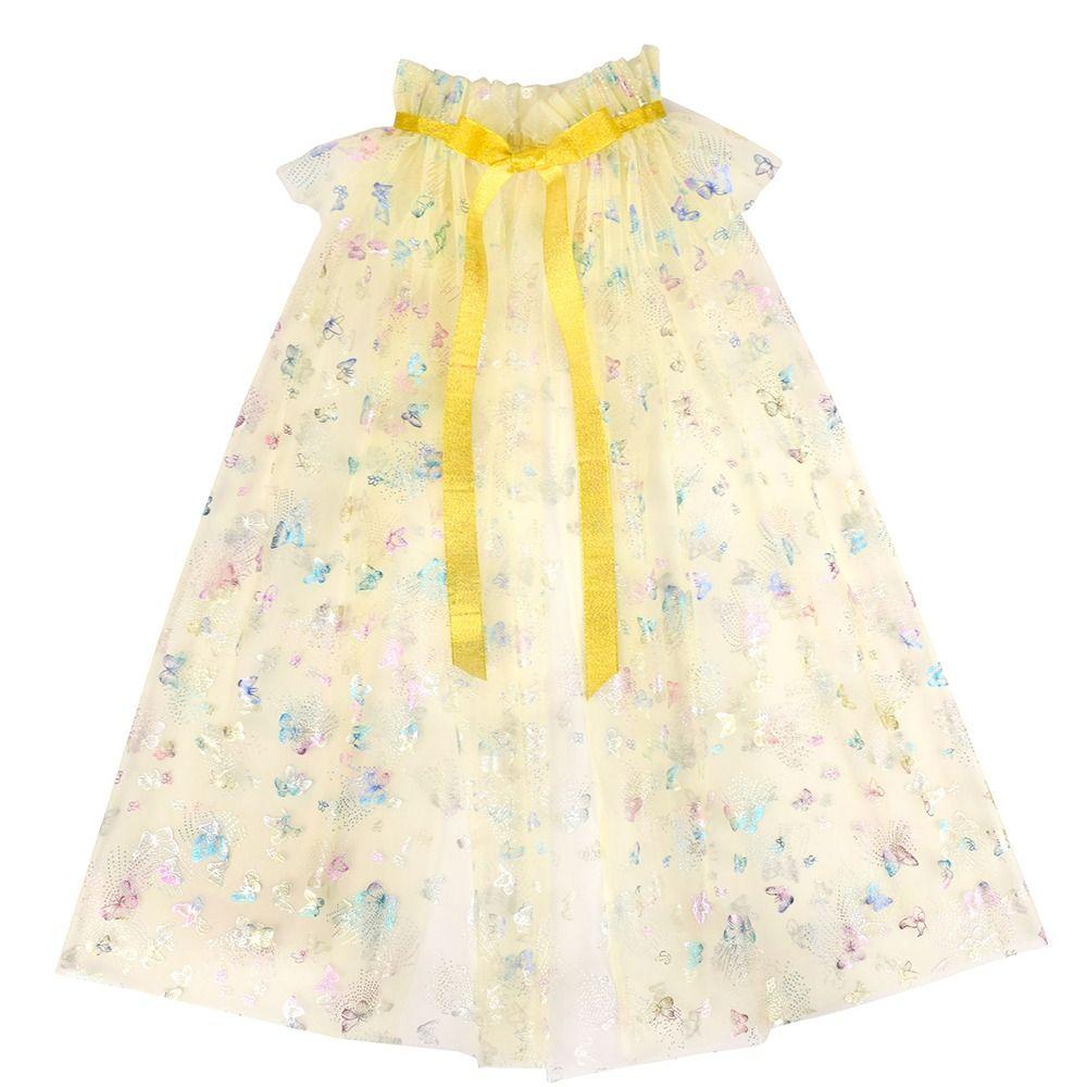 Cute Girls Princess Cape Mesh Elegant Dress Cape New Children Costume Cloak  Performance Accessory