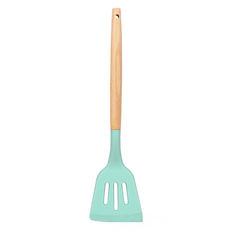 

Utop Silicone Slotted Spatula with Wooden Handle
