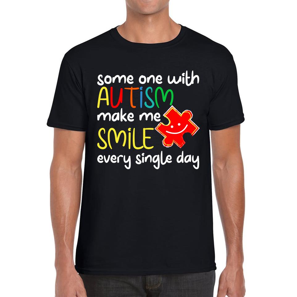 Autism Awareness Quotes Unisex Mens T Shirt Womens Tops Tees L