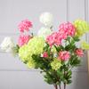 Pastoral Hydrangea Simulation, Decorative Wedding Fake Flower Ornament Head Hydrangea