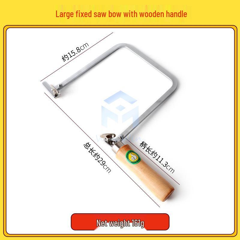 Handmade Mini Jewelry Fret Saw - U-Shaped Wire Saw for DIY Models