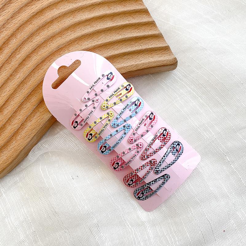 New Mini Printed Children BB Clip Cute Small Hairpins Girls Kids Hair Clips Pins Accessories Barrettes Headdress Hairclip