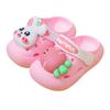 Summer non-slip children's slippers cartoon bunny closed-toe sandals baby clogs boys' and girls' sandals