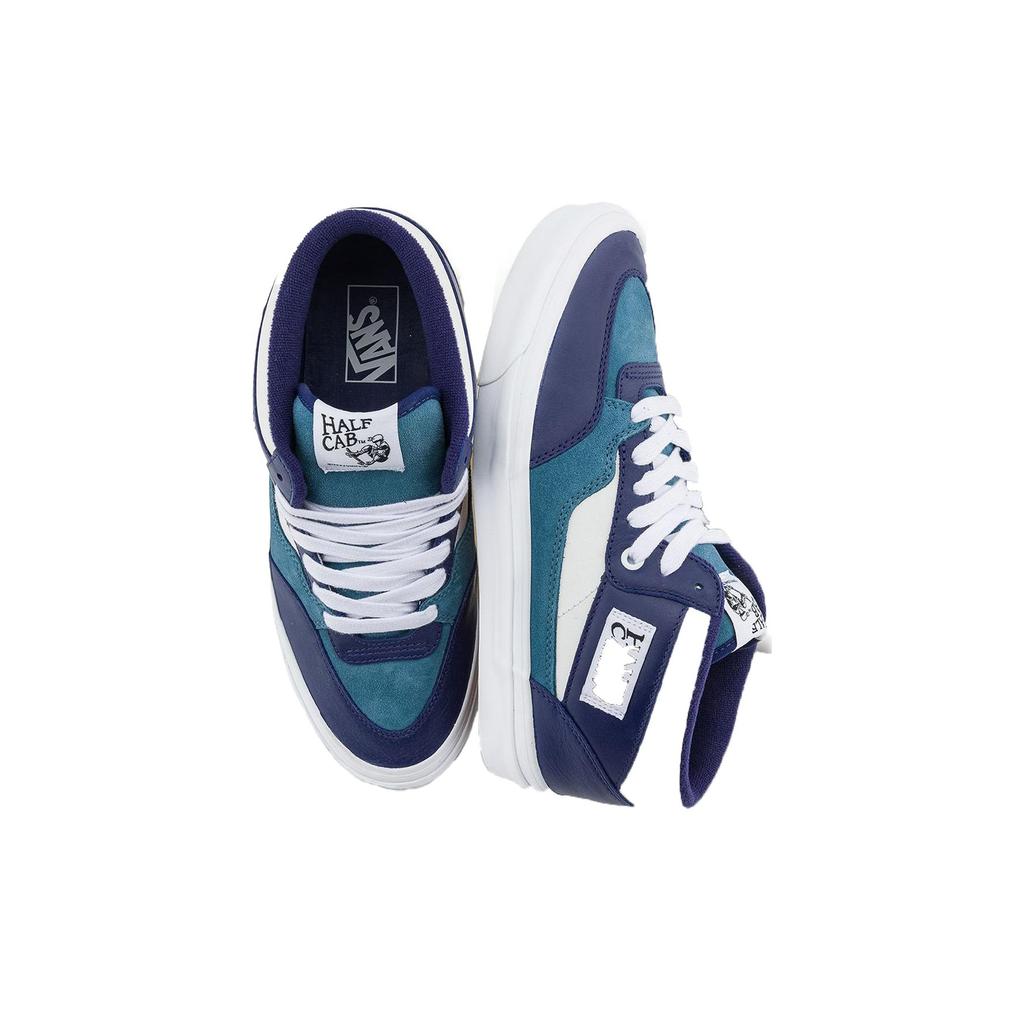 Vans Unisex Half Cab 33 DX Mid-Top Skateboarding Shoes Blue White VN0A5KX6BES