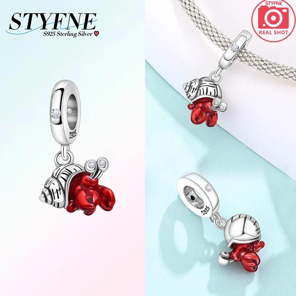 Exquisite Pendants Woman Gift Shell Luminous Beads Crab Octopus Copper Charms Fit Original Bracelet Diy Jewelry Making