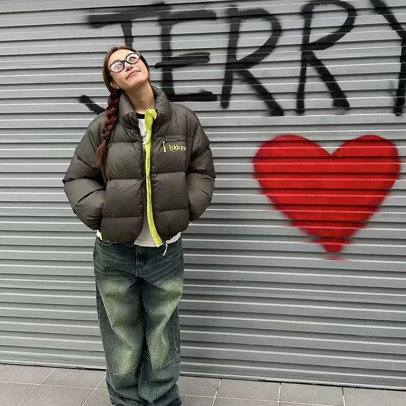 American Retro High-Street Washed Loose Straight Men's Wide-Leg Jeans